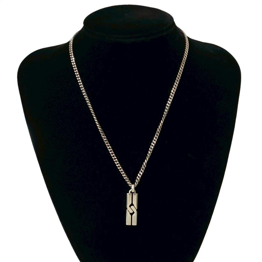 美品　GUCCI ノットペンダント GUCCI 極 美品 袋付き グッチ ノット インフィニティ シルバー