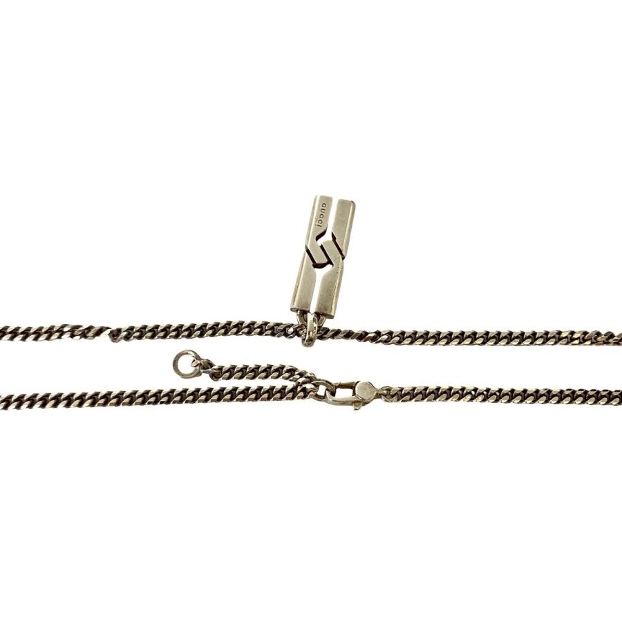 美品　GUCCI ノットペンダント GUCCI 極 美品 袋付き グッチ ノット インフィニティ シルバー