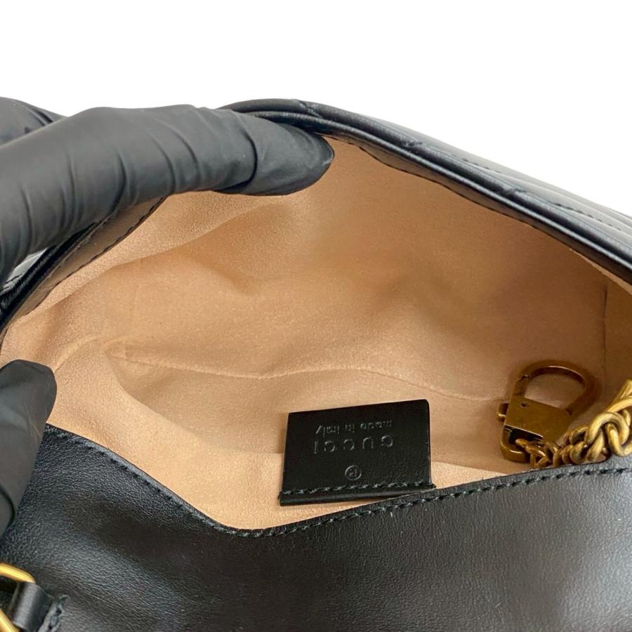 GUCCI（グッチ） 極 美品 箱付き GGマーモント キルティング スモール