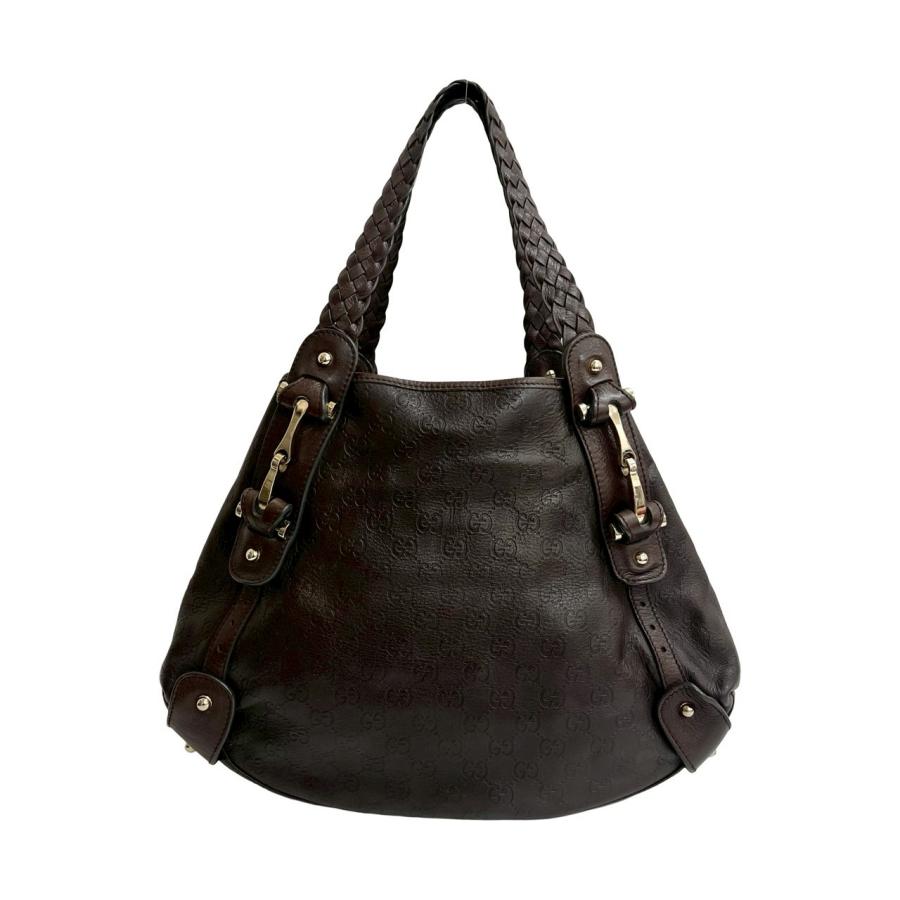 GUCCI（グッチ） 極 美品 袋付 グッチシマ ホースビット 金具 レザー
