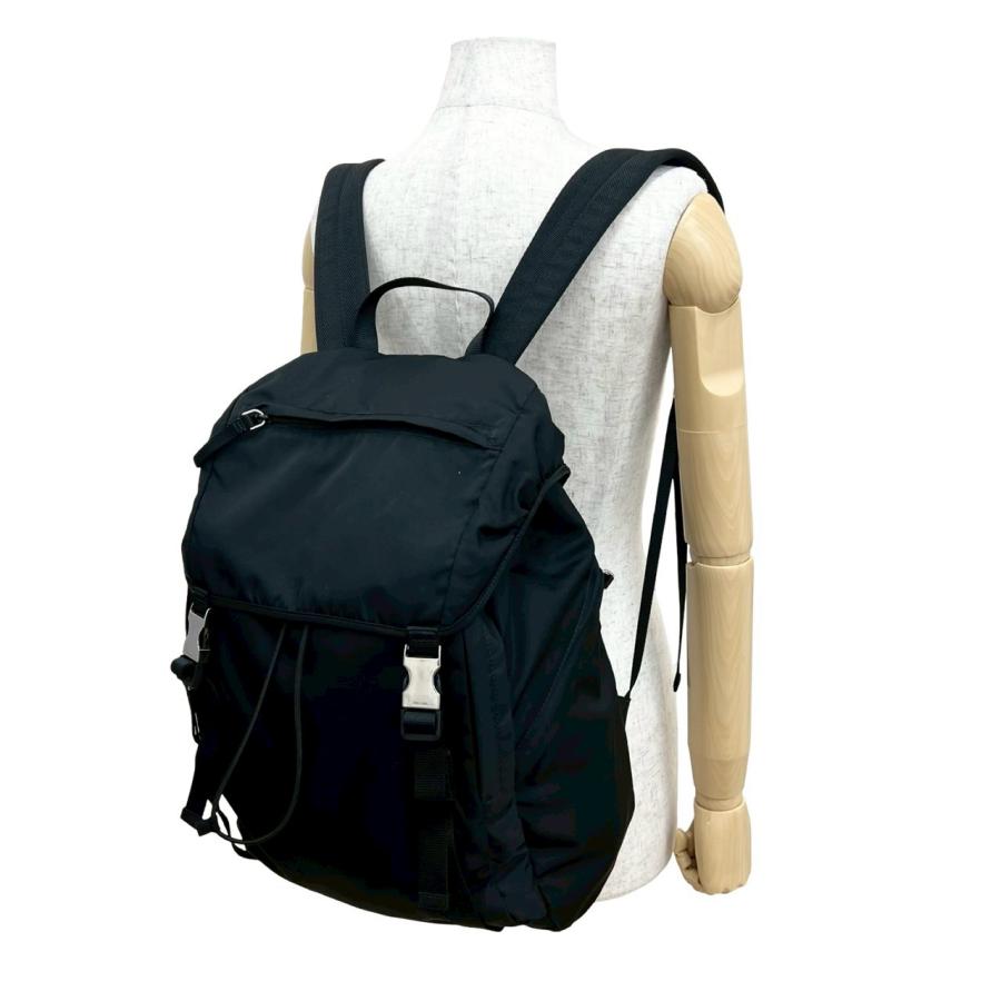 PRADA 極 美品 袋付き プラダ 三角ロゴ プレート 金具 テスート