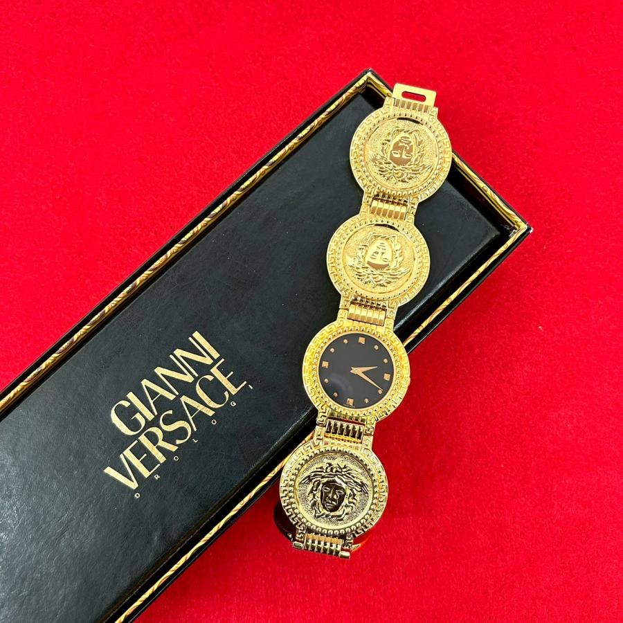 極 美品 希少品 箱付き VERSACE ヴェルサーチ メデューサ コイン 