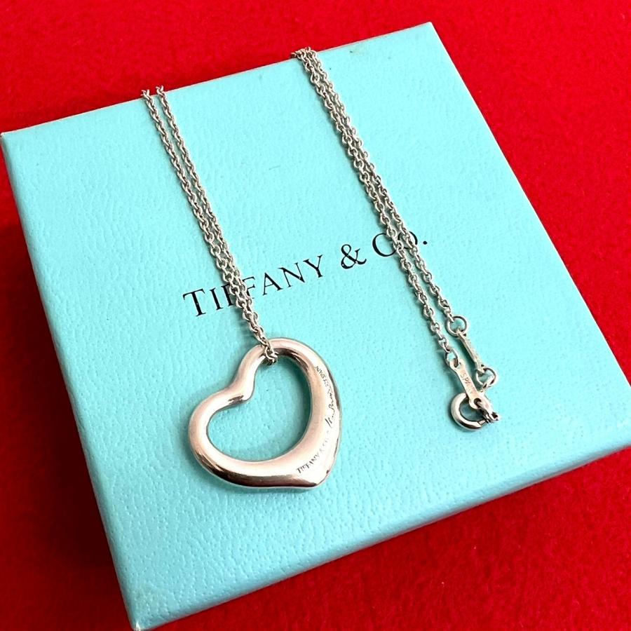 TIFFANY&Co.（ティファニー） 極 美品 オープンハート モチーフ
