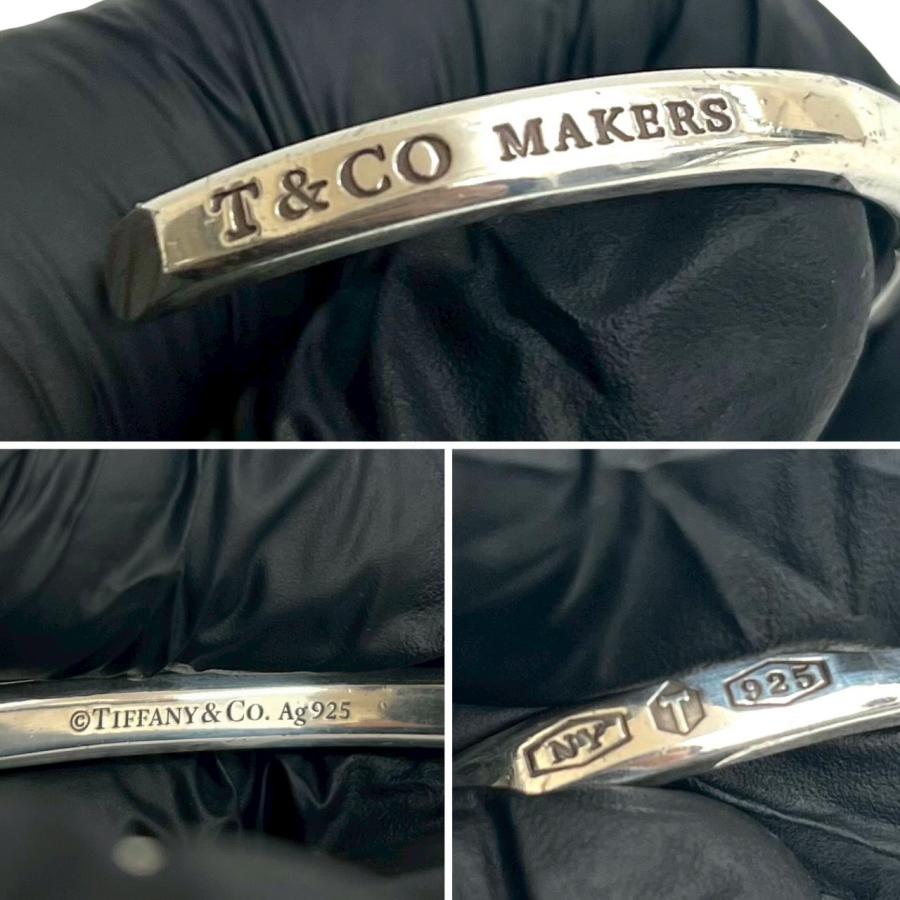 TIFFANY&Co.（ティファニー） 極 美品 メイカーズ ナロー カフ