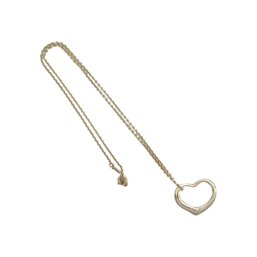 【極美品】Tiffany オープンハート ネックレス シルバー925 TIFFANY&Co.（ティファニー） 極 美品 オープンハート ネックレス
