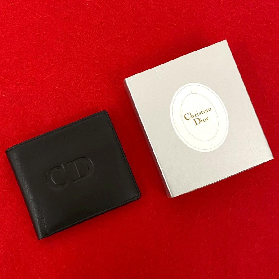 極 美品 希少品 箱付き Christian Dior ディオール CD ロゴ 刻印