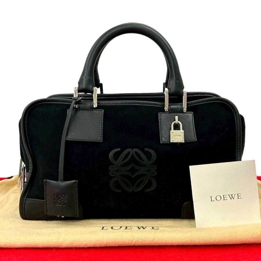 LOEWE（ロエベ） 極 美品 袋 鍵付き アマソナ 28 アナグラム ロゴ