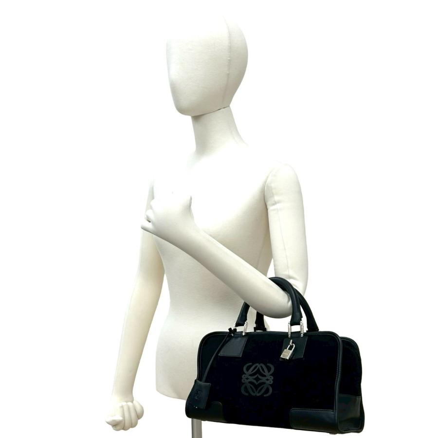 LOEWE（ロエベ） 極 美品 袋 鍵付き アマソナ 28 アナグラム ロゴ