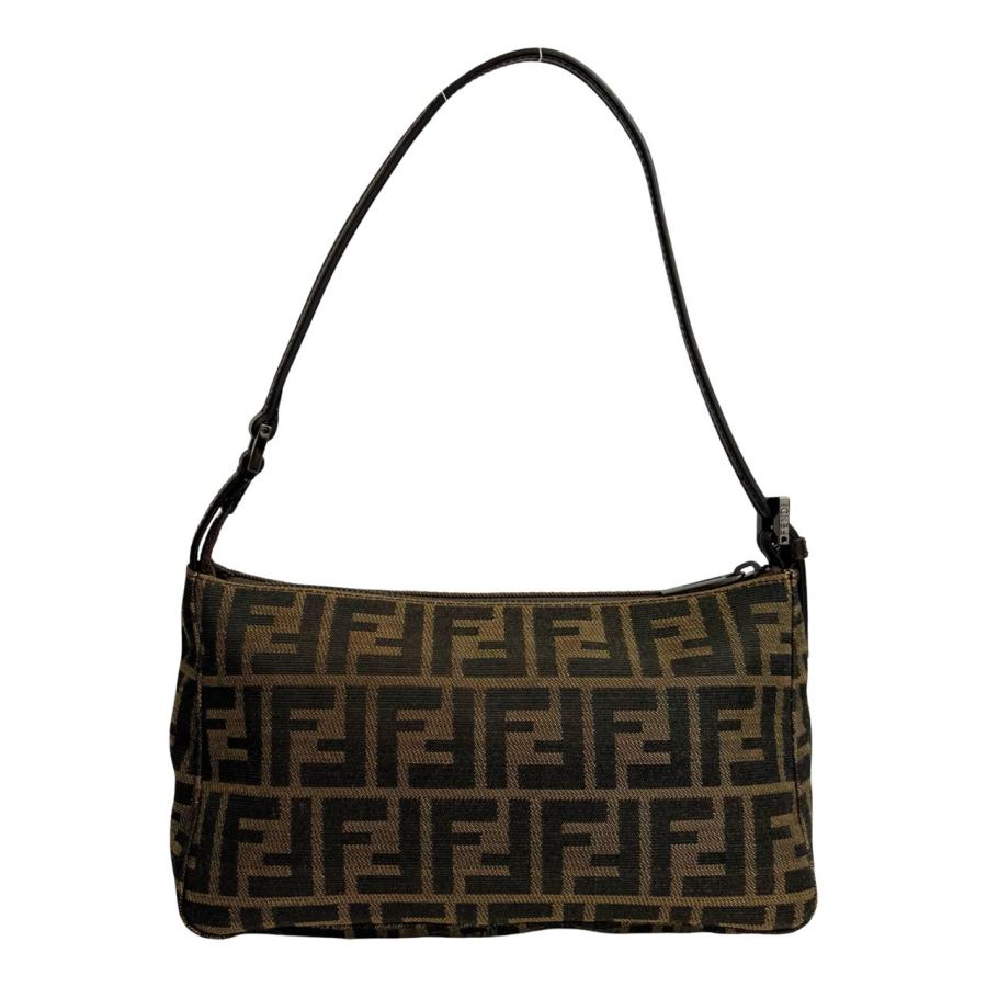 FENDI（フェンディ） 極 美品 袋付 ズッカ FF 柄 レザー 本革