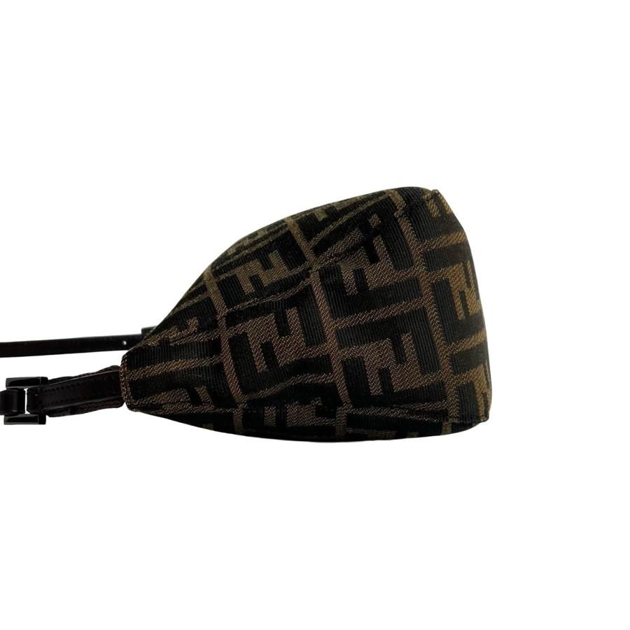 FENDI（フェンディ） 極 美品 袋付 ズッカ FF 柄 レザー 本革