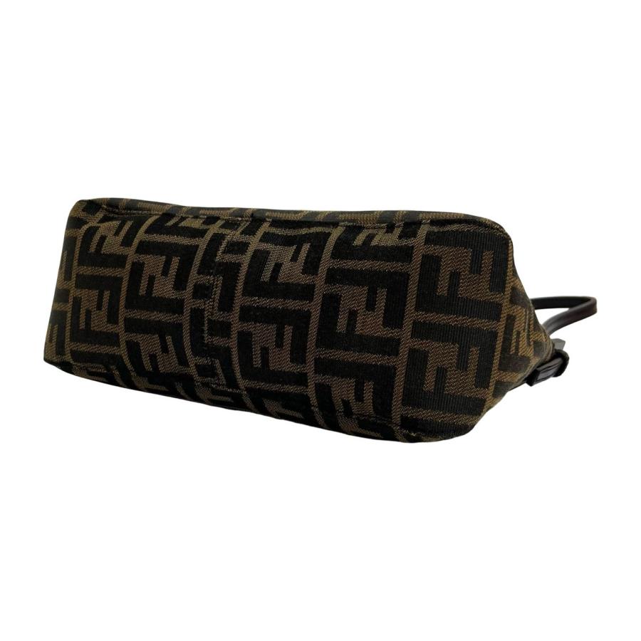 FENDI（フェンディ） 極 美品 袋付 ズッカ FF 柄 レザー 本革