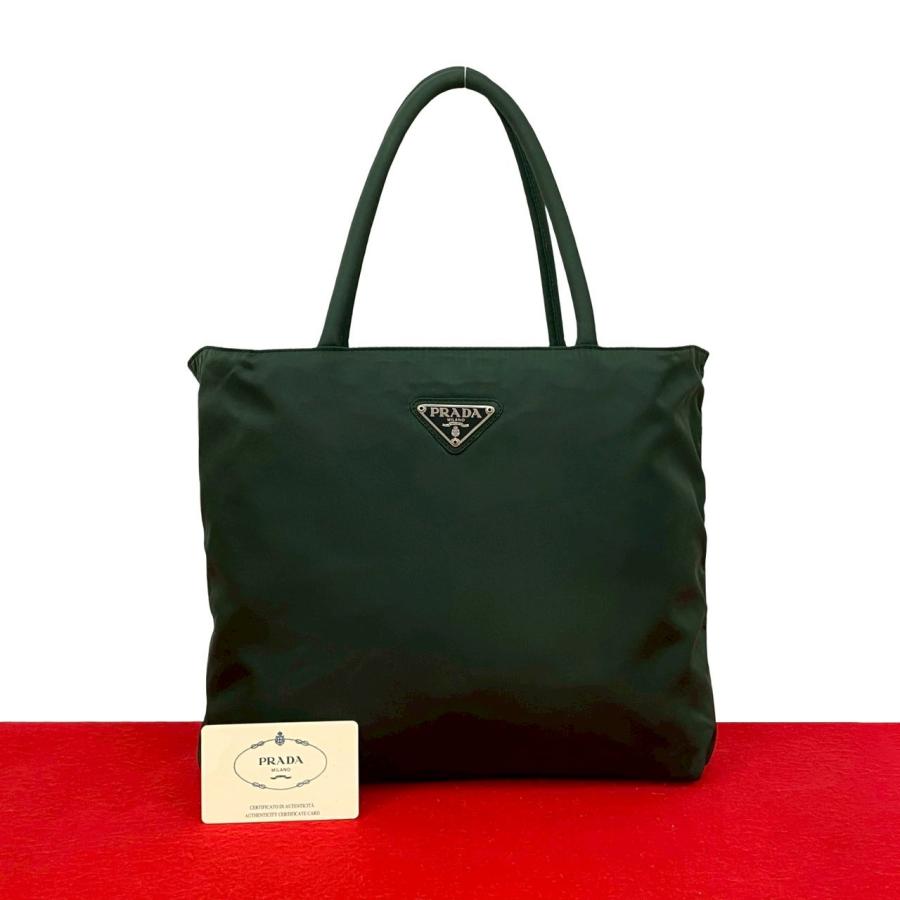 PRADA（プラダ） 極 美品 希少品 三角ロゴ トライアングルロゴ 金具