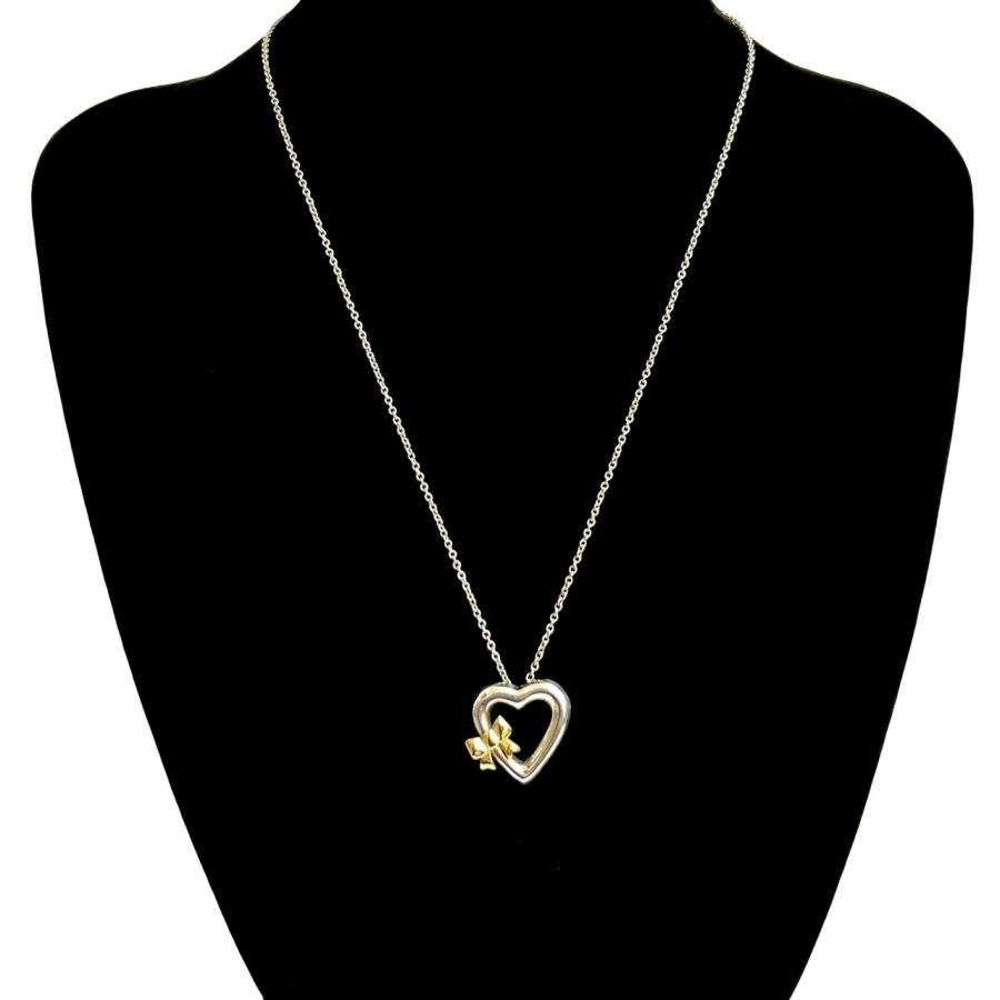 TIFFANY&Co.（ティファニー） 極 美品 箱 袋付き ハート＆リボン