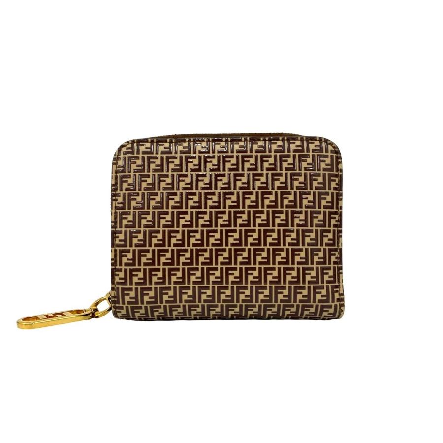 FENDI（フェンディ） 極 美品 希少品 オーロック 金具 FF ロゴ 柄