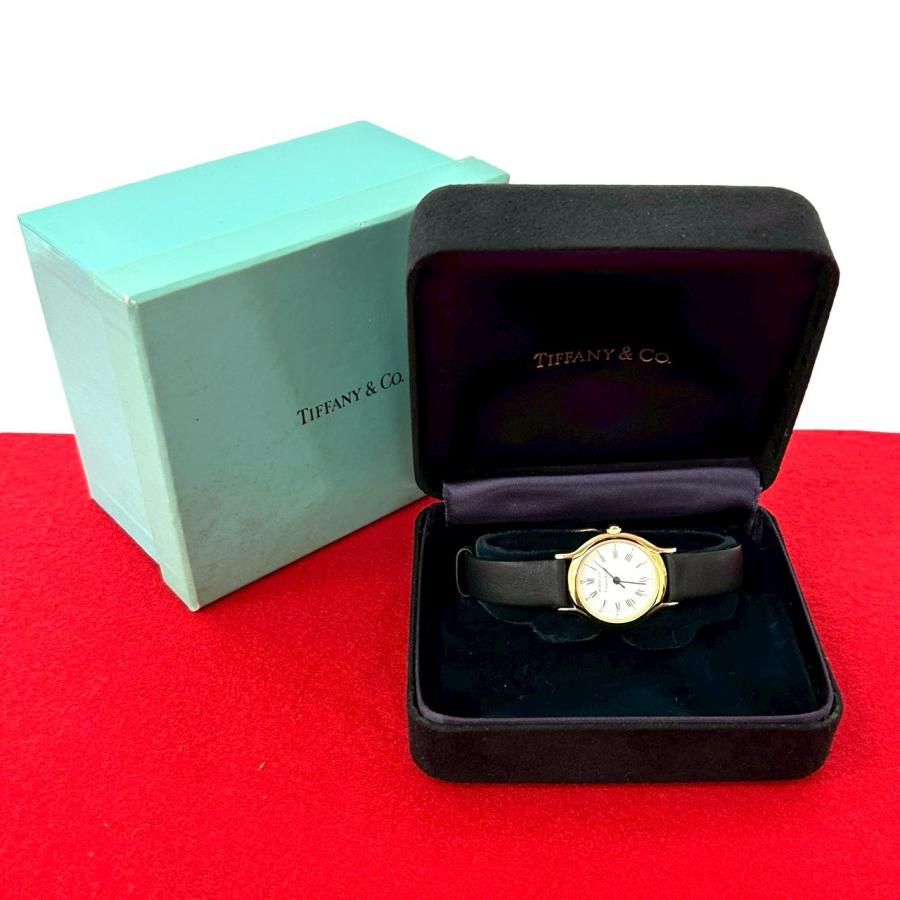 Tiffany 腕時計　稼働品 TIFFANY&Co.（ティファニー） 稼働品 極 美品 箱付き ポートフォリオ