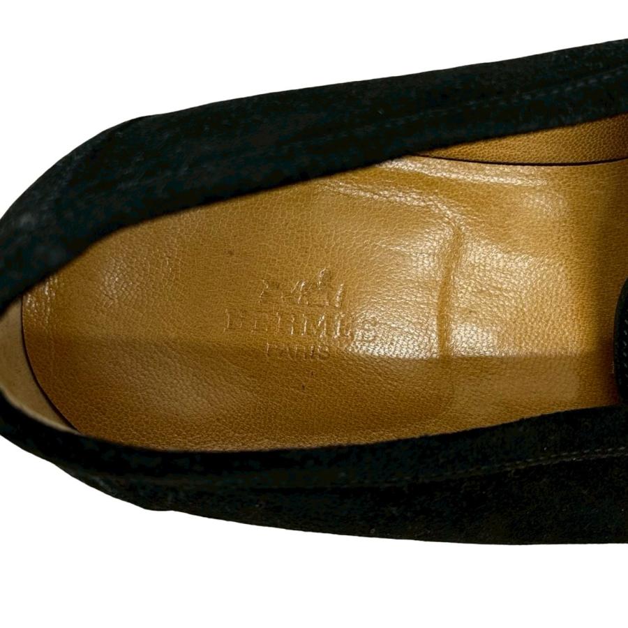 HERMES（エルメス） 極 美品 箱付き スウェード ローファー スリッポン