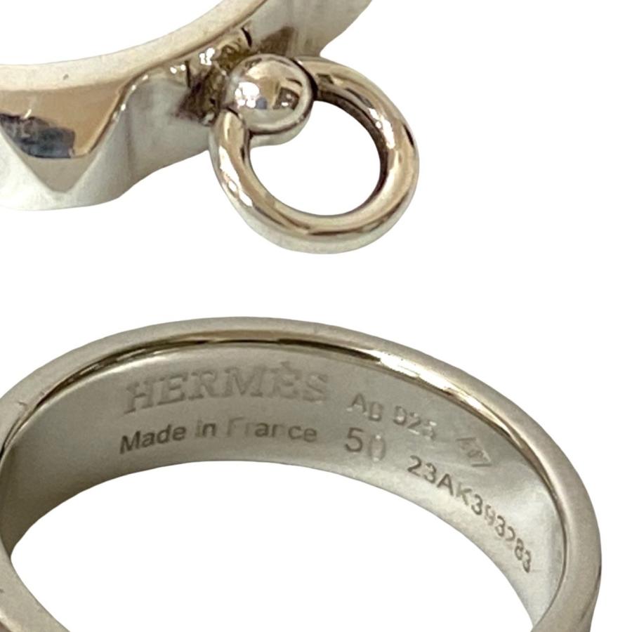 極 美品 HERMES エルメス コリエドシアン リング シルバー925 指輪 小物 アクセサリー メンズ レディース シルバー 84335