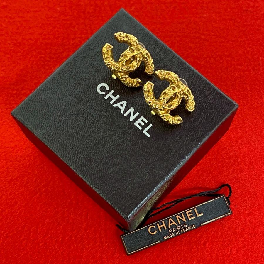 CHANEL（シャネル） 極 美品 箱付き ヴィンテージ ココマーク モチーフ 