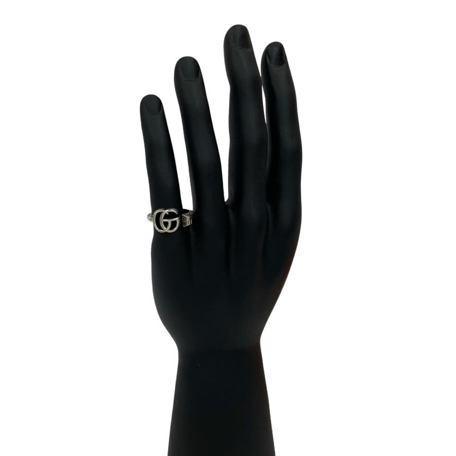 【正規品・美品】グッチ アラベスク ダブルG キー 925 リング　付属品多数！ グッチ アラベスク ダブルGキー リング 10 925 5.0g シルバー