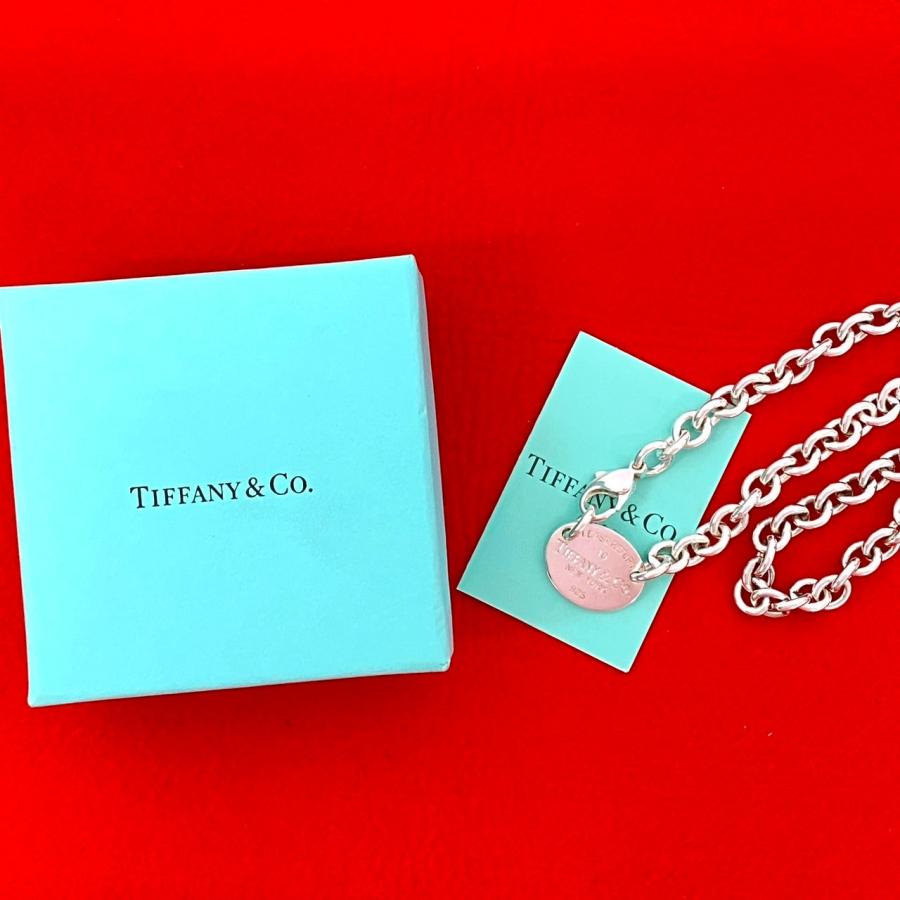 TIFFANY&Co. 極 美品 箱付き ティファニー リターントゥ オーバル  
