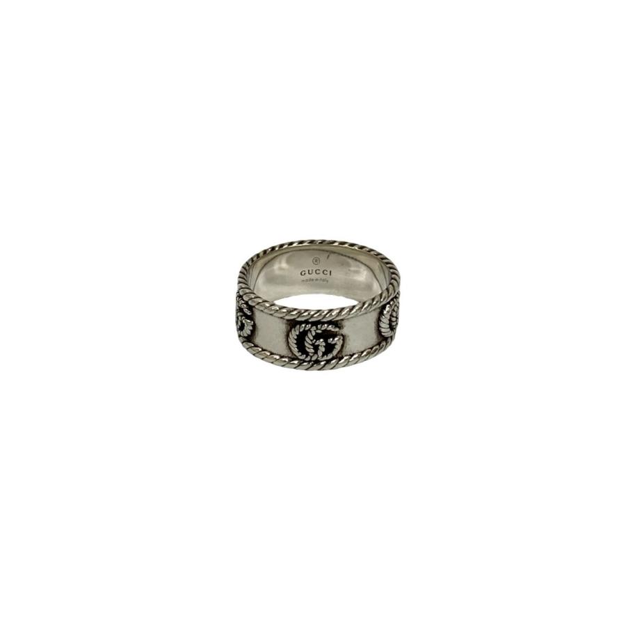 GUCCI（グッチ） 極 美品 ダブルG モチーフ リング シルバー925 指輪