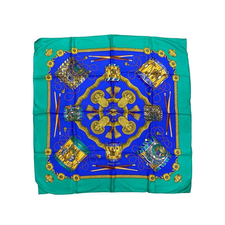 HERMES（エルメス） 未使用保管品 希少品 箱付き カレ 90 LES TAMBOURA
