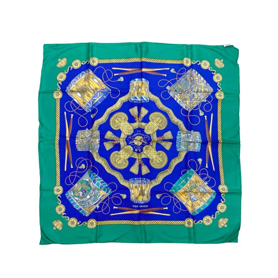 HERMES（エルメス） 未使用保管品 希少品 箱付き カレ 90 LES TAMBOURA