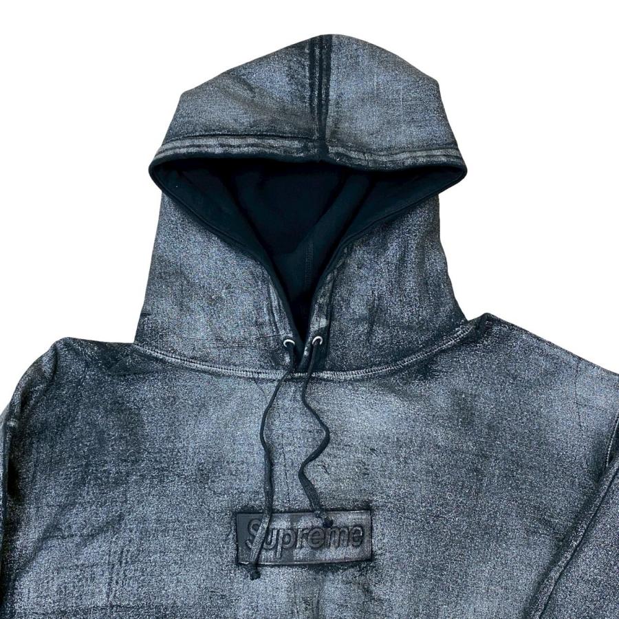 Supreme MM6 マルジェラ ボックスロゴパーカー 黒 Lサイズ Supreme MM6 Maison Margiela Box Logo Zip Up Hooded Sweatshirt