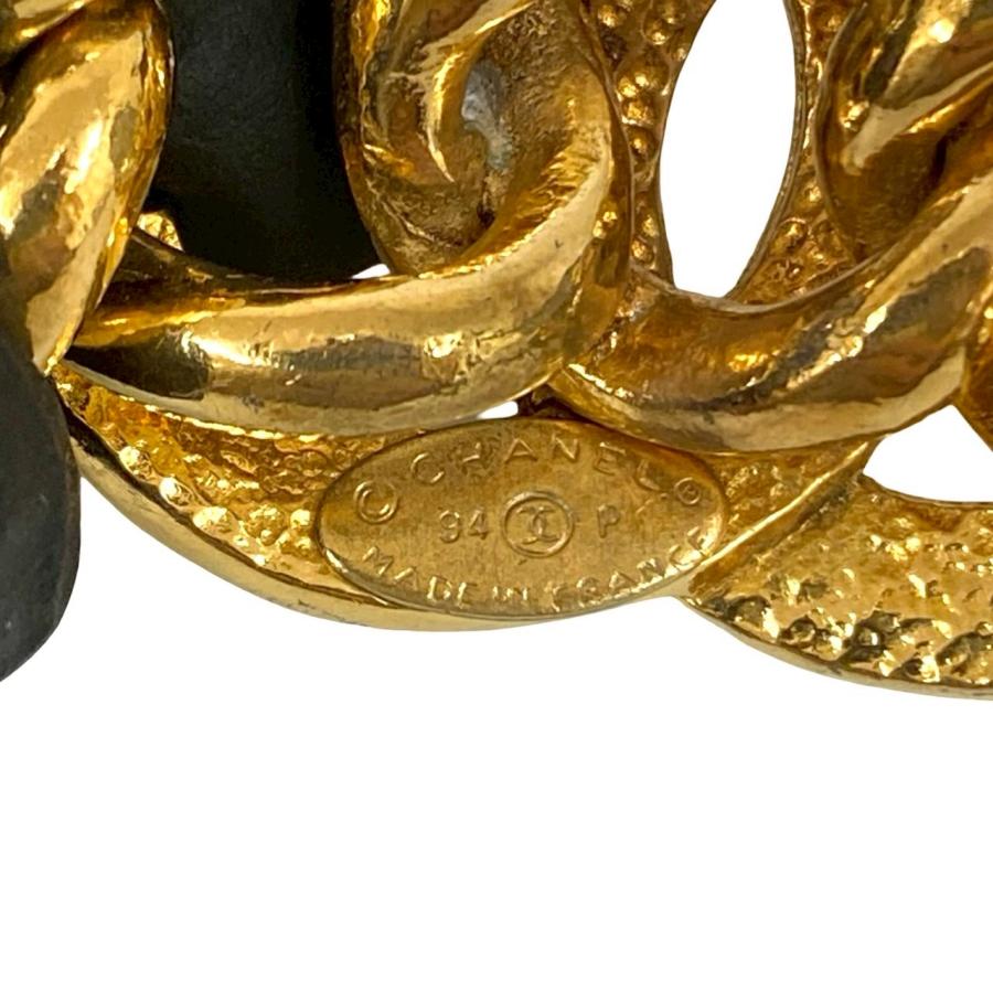 CHANEL シャネル ヴィンテージ バングル ブレスレット ロープ柄 ゴールド CHANEL（シャネル） 極 美品 コメあり 94P CHANEL ヴィンテージ ココ