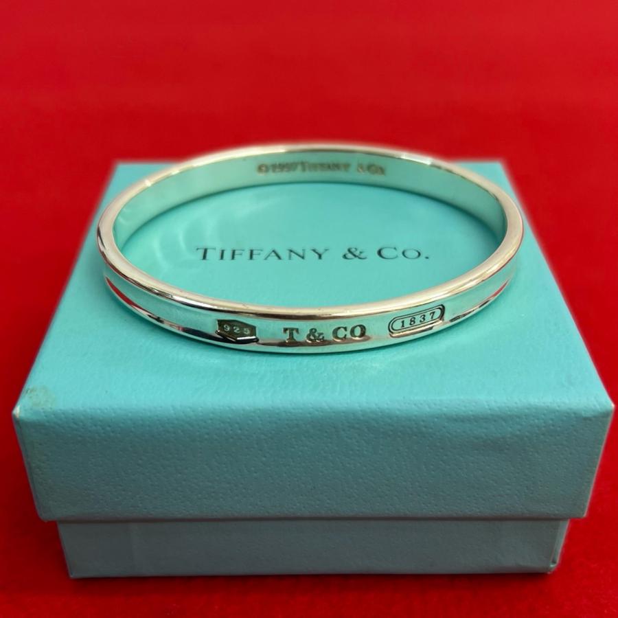 TIFFANY&Co.（ティファニー） 極 美品 1837 ナロー バングル シルバー