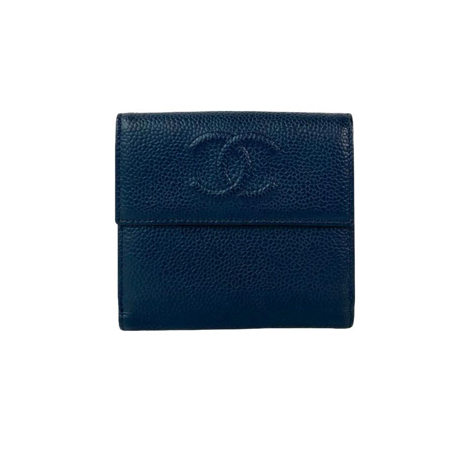 CHANEL ほぼ未使用 カード シール有 16番台 シャネル ココ キャビア  