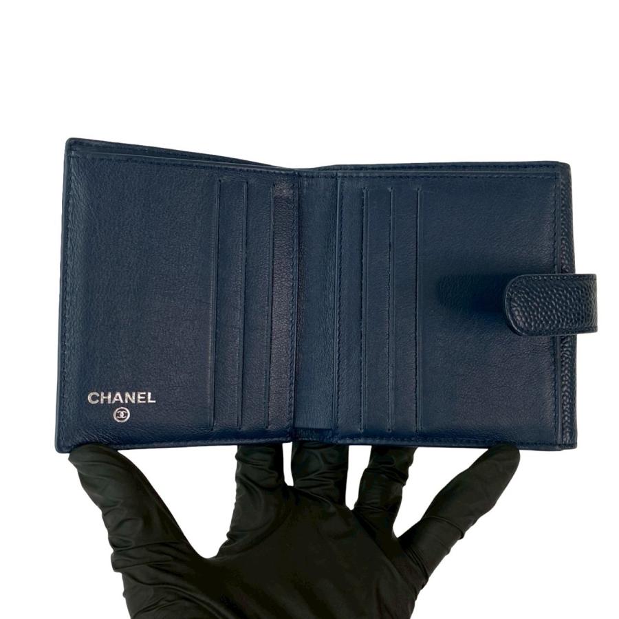 CHANEL ほぼ未使用 カード シール有 16番台 シャネル ココ キャビア  