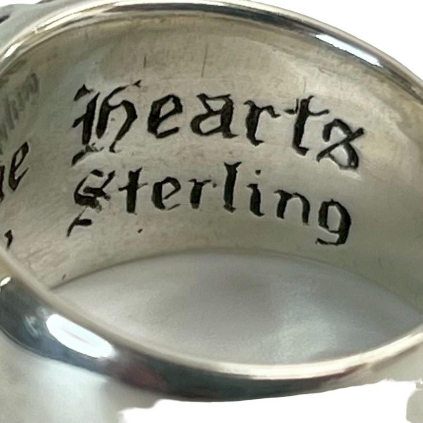 極 美品 CHROME HEARTS クロムハーツ フローラルクロス ルビー