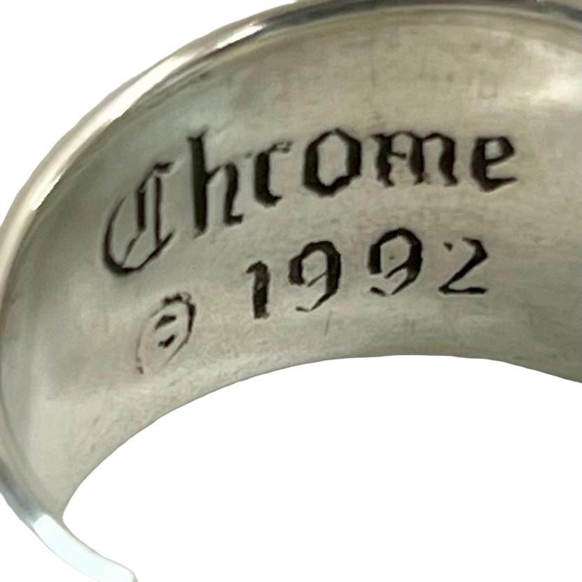 極 美品 CHROME HEARTS クロムハーツ フローラルクロス ルビー