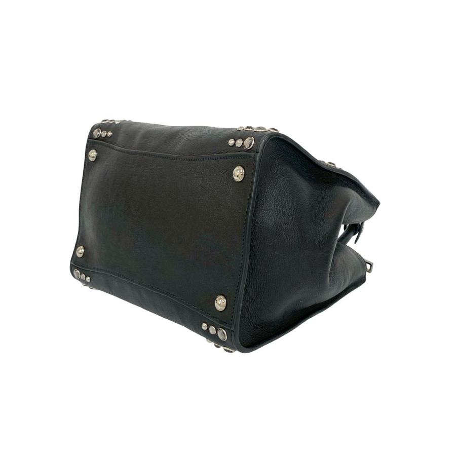 PRADA（プラダ） 極 美品 三角ロゴ 金具 ビジュー レザー 本革 2way