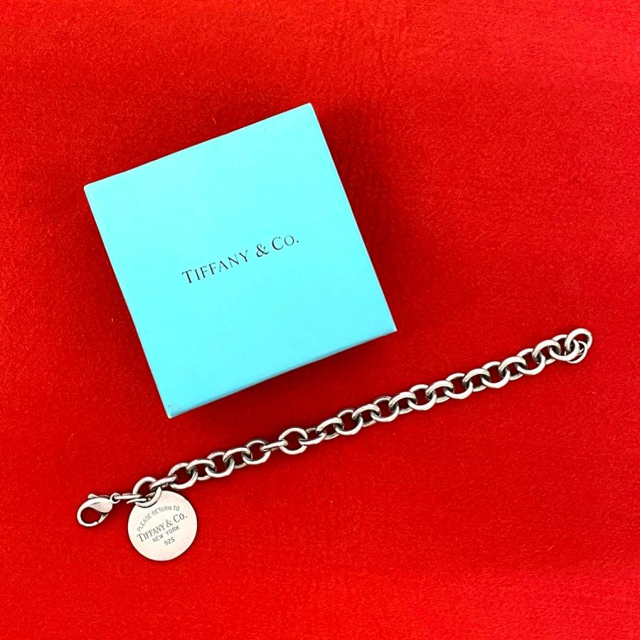 TIFFANY&Co. ティファニー ブレスレット リターントゥ ラウンドタグ レディース] 90's~00's ティファニー リターントゥブレスレット