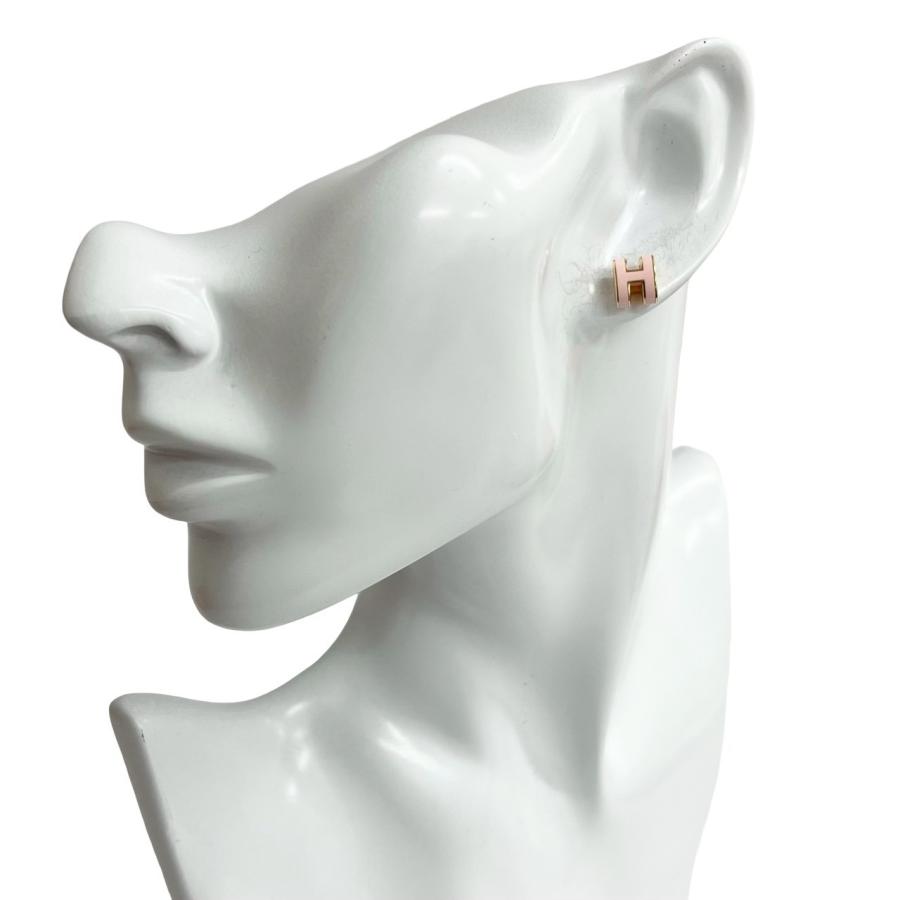 HERMES（エルメス） 極 美品 箱 袋付き ミニ ポップ H ロゴ ピアス