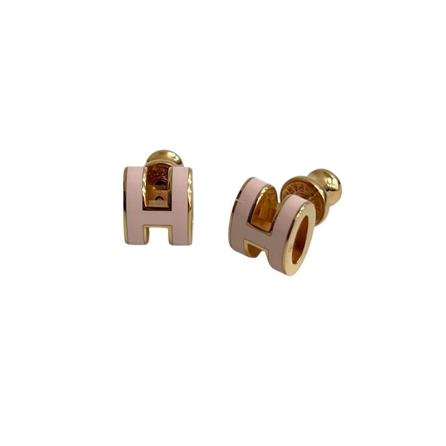 HERMES（エルメス） 極 美品 箱 袋付き ミニ ポップ H ロゴ ピアス