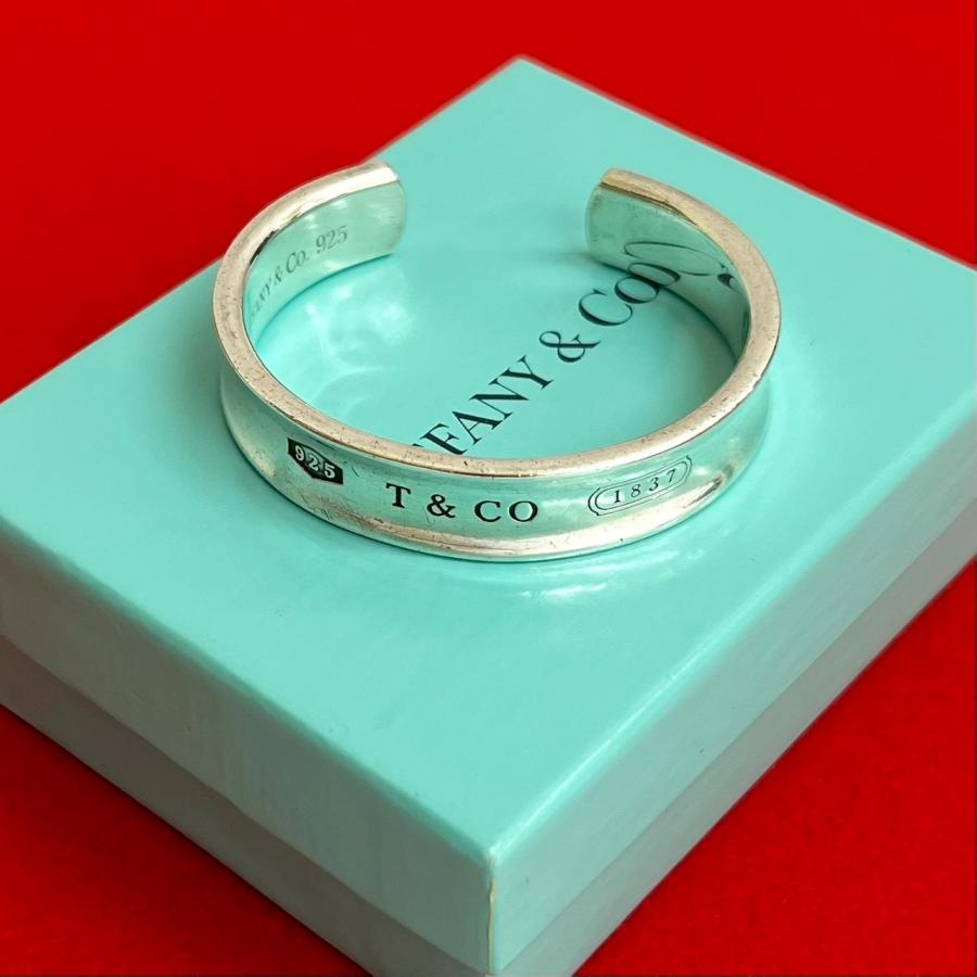 TIFFANY&Co.（ティファニー） 極 美品 箱付き 1837 ナロー バングル