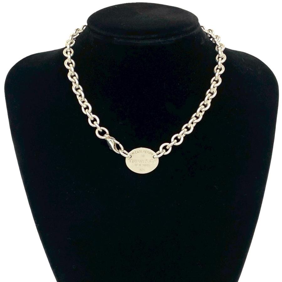 極美品✨ ティファニー ネックレス リターントゥ オーバル AG925 TIFFANY&Co.（ティファニー） 極 美品 リターントゥ オーバル タグ