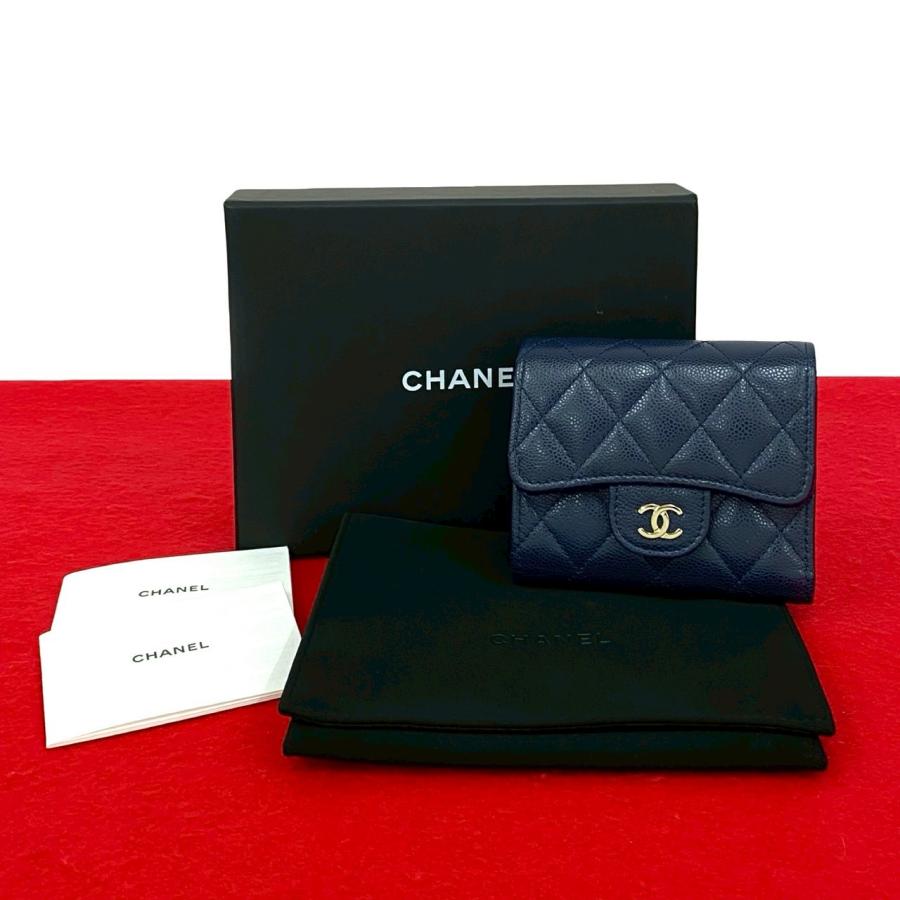 極美品 シャネル CHANEL CC ポーチ ラムスキン ブラック CHANEL（シャネル） 極 美品 箱 袋付き シール有 ランダム番台