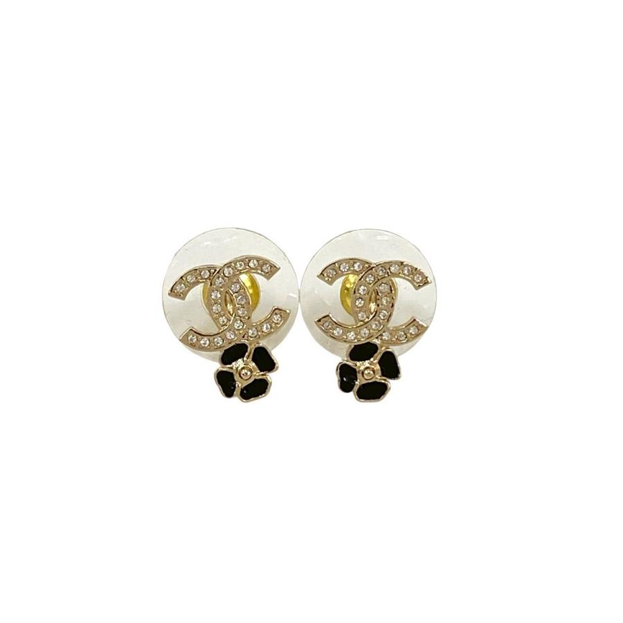 美品　CHANEL ロゴピアス ボックス付き CHANEL（シャネル） 極 美品 箱付き コメあり I25P CHANEL ココマーク