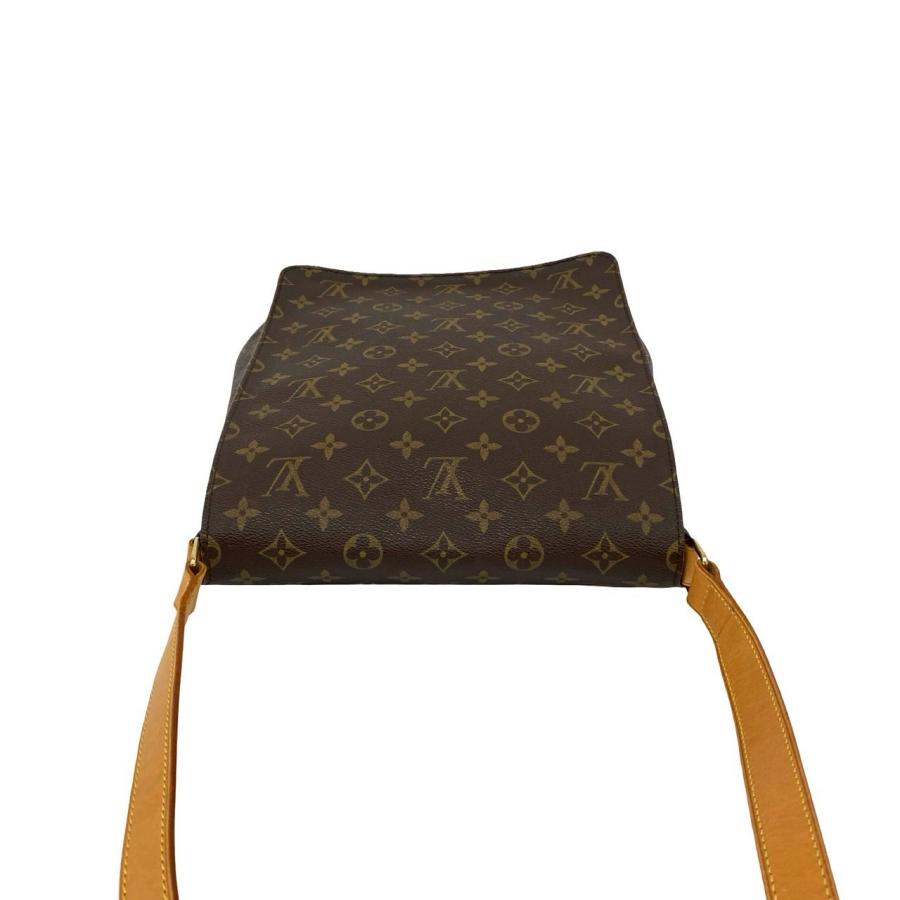 極 美品 LOUIS VUITTON ルイヴィトン ヴィンテージ ミュゼット レザー ショルダーバッグ ポシェット サコッシュ ブラウン 茶 63385 LOUIS VUITTON（ルイ・ヴィトン） 極 美品 ヴィンテージ ミュゼット