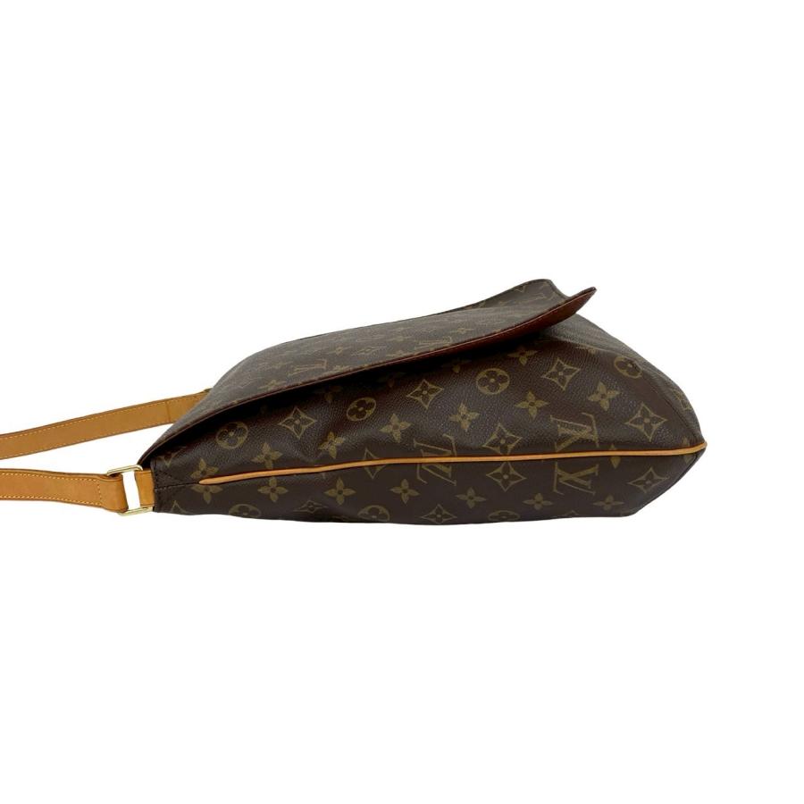 極 美品 LOUIS VUITTON ルイヴィトン ヴィンテージ ミュゼット レザー ショルダーバッグ ポシェット サコッシュ ブラウン 茶 63385 LOUIS VUITTON（ルイ・ヴィトン） 極 美品 ヴィンテージ ミュゼット