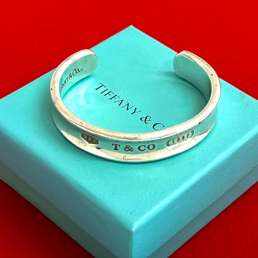 TIFFANY&Co.（ティファニー） 極 美品 アトラス バングル ロゴ