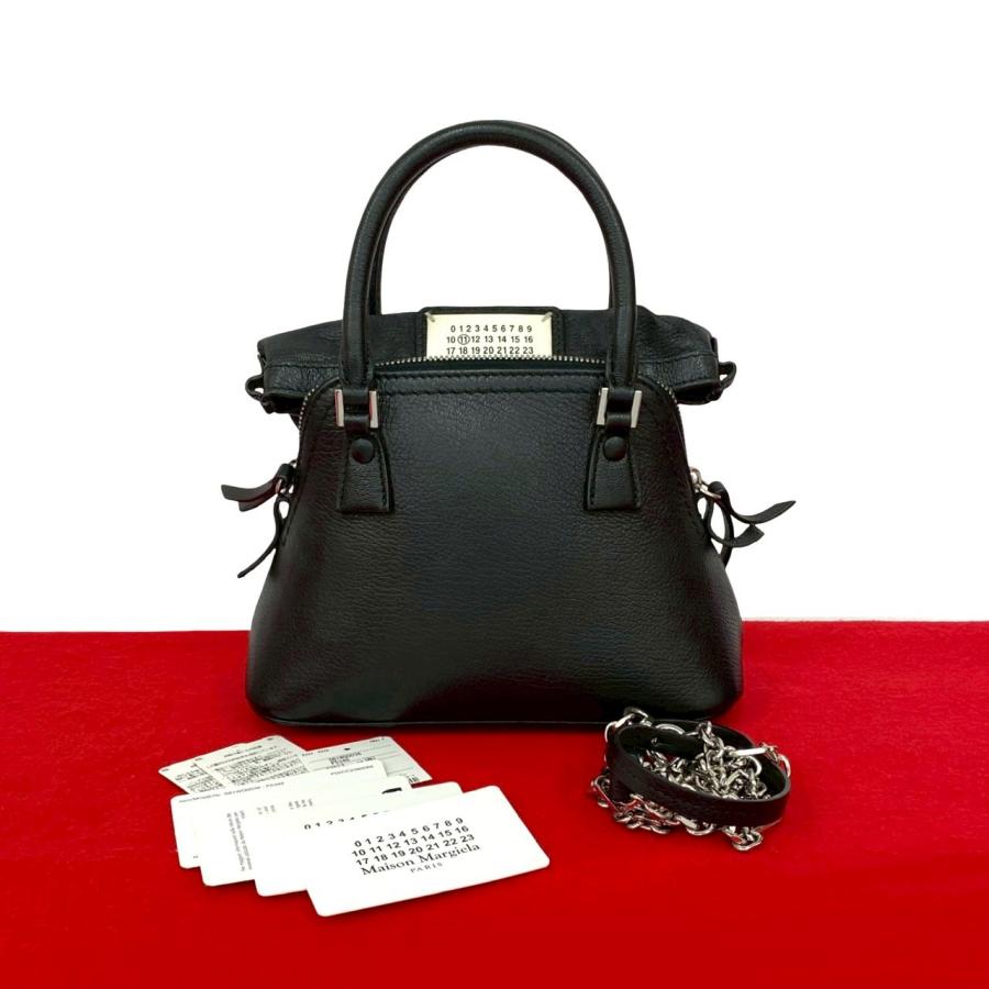 マルジェラ 5AC バケットバッグ ミニバック2way ショルダー 極美品 美