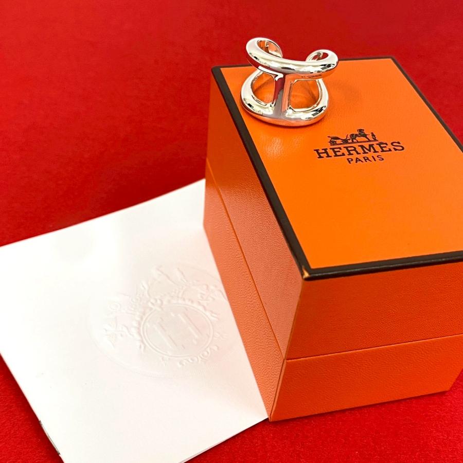 HERMES（エルメス） 極 美品 箱付き オスモズ シルバー925 リング 指輪
