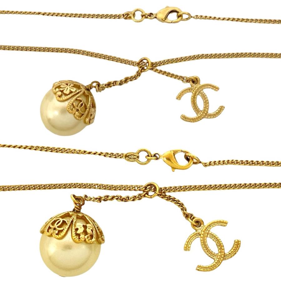 CHANEL（シャネル） 極 美品 06P CHANEL ココマーク GP フェイクパール