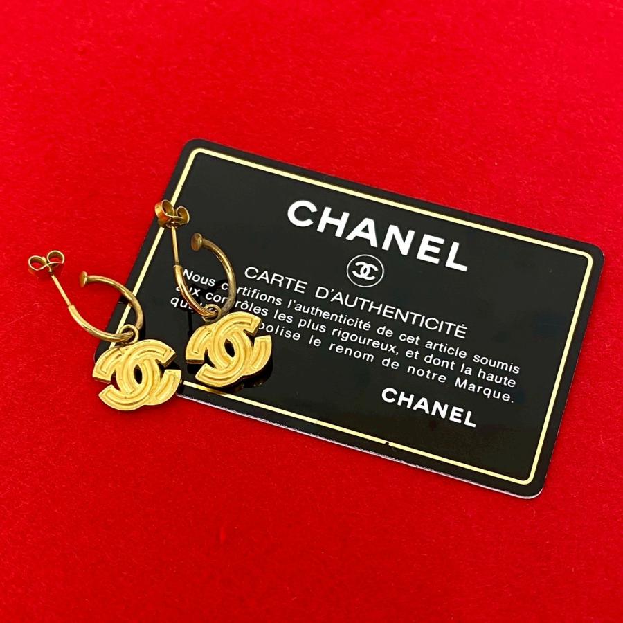 【極美品/希少】CHANEL シャネル ピアス ココマーク ブラック×ゴールド CHANEL（シャネル） 極 美品 希少品 コメあり 01P CHANEL ココマーク