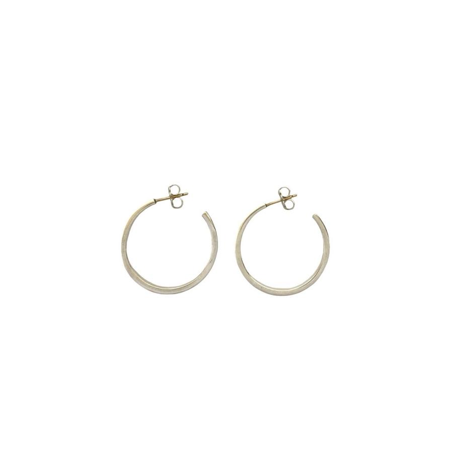 TIFFANY&Co.（ティファニー） 極 美品 箱 袋付き ナロー フープ ピアス 